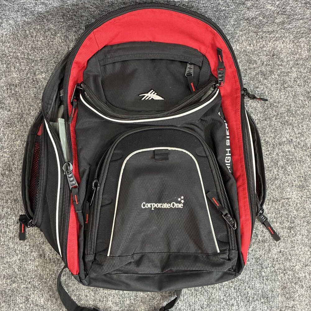 High Sierra Access 2.0 Laptop Backpack Black Suspension Strap System